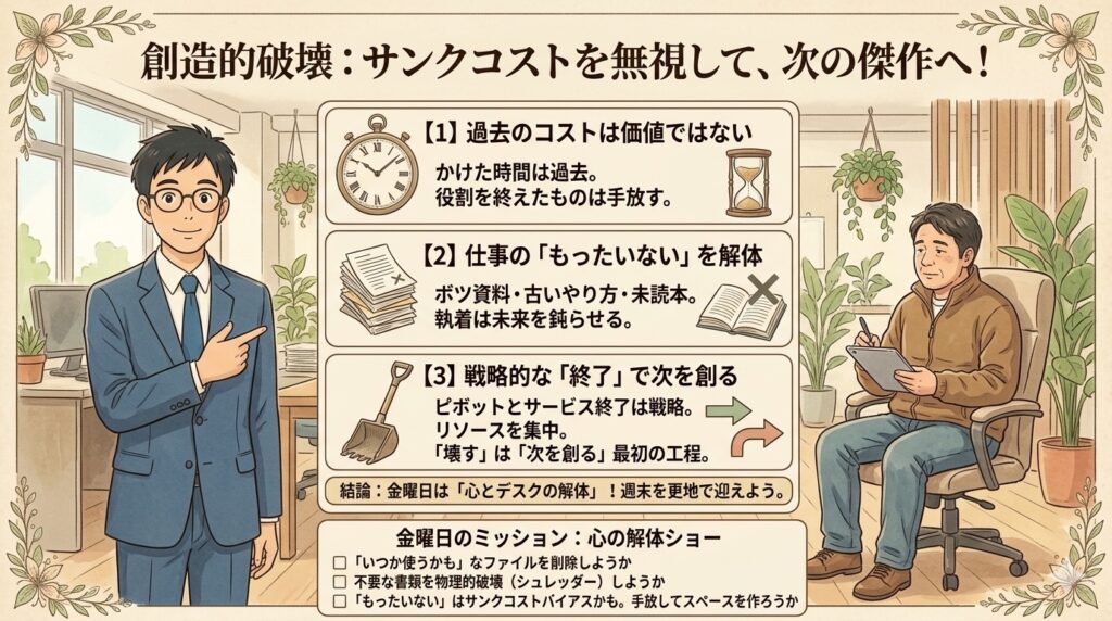 結論:金曜日は「解体」の日にしてみようか(2枚目)