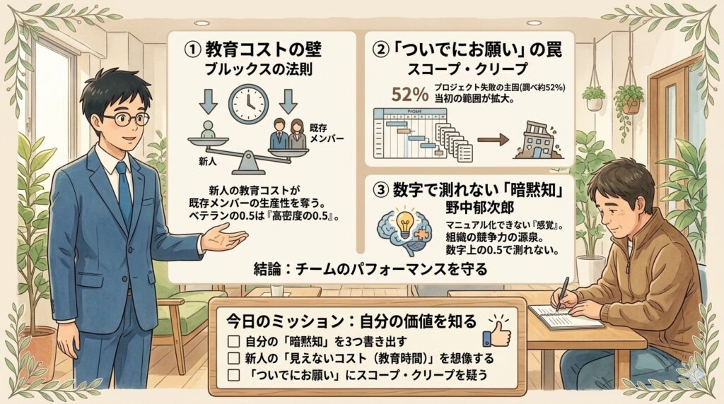 結論：チームを守るのが私の仕事だ